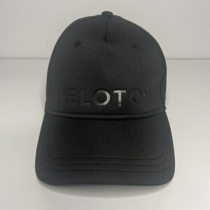 Peleton Baseball Cap Classic Black Adjustable One Size Hat